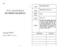 华体会体育官方网站
海关进出口证书